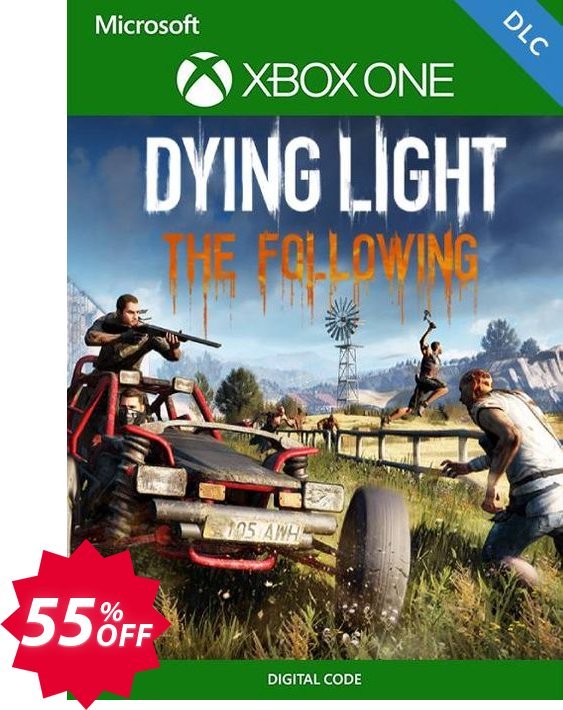 Dying Light: The Following Xbox One, UK  Coupon code 55% discount 