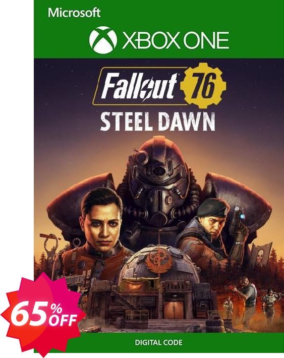 Fallout 76 Steel Dawn Xbox One, UK  Coupon code 65% discount 