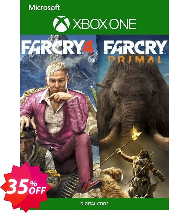 Far Cry 4 + Far Cry Primal Bundle Xbox One, UK  Coupon code 35% discount 