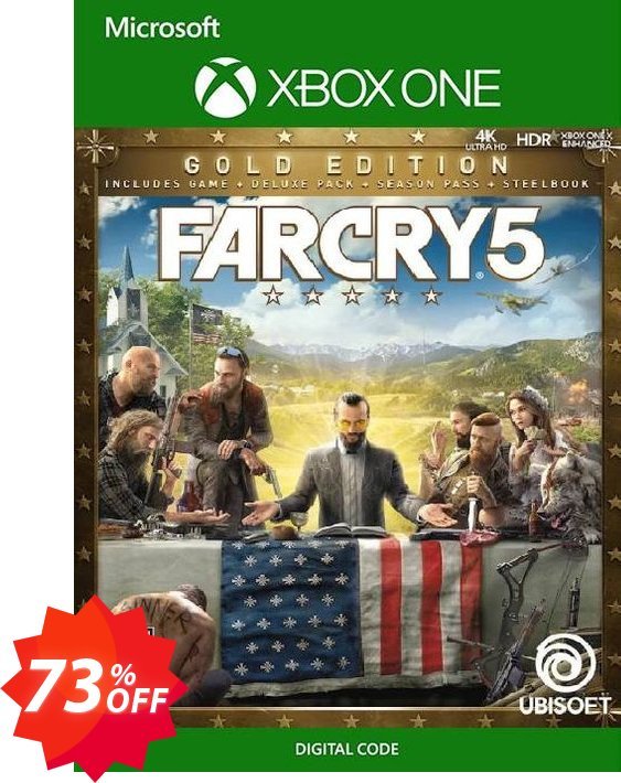 Far Cry 5 - Gold Edition Xbox One, UK  Coupon code 73% discount 