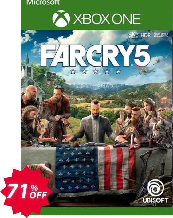 Far Cry 5 Xbox One, UK  Coupon code 71% discount 