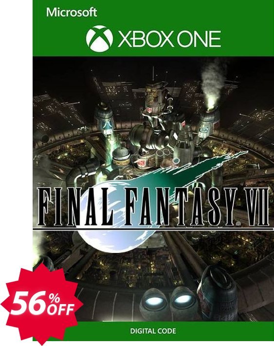 Final Fantasy VII Xbox One, UK  Coupon code 56% discount 
