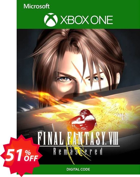 Final Fantasy VIII Remastered Xbox One, UK  Coupon code 51% discount 