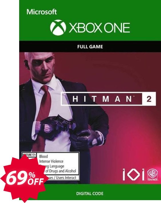 HITMAN 2 Xbox One, WW  Coupon code 69% discount 