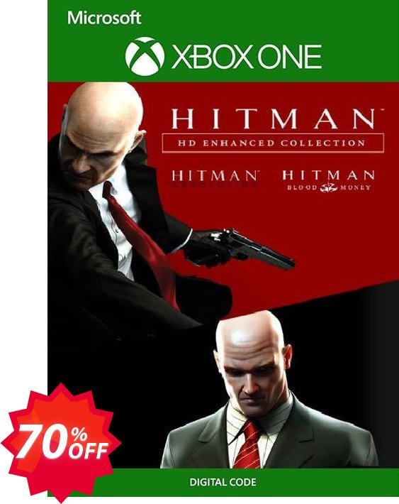 Hitman HD Enhanced Collection Xbox One, UK  Coupon code 70% discount 