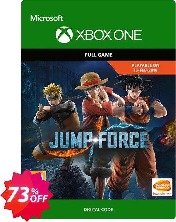 Jump Force Standard Edition Xbox One Coupon code 73% discount 