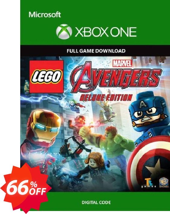 LEGO Marvel's Avengers - Deluxe Edition Xbox One, UK  Coupon code 66% discount 