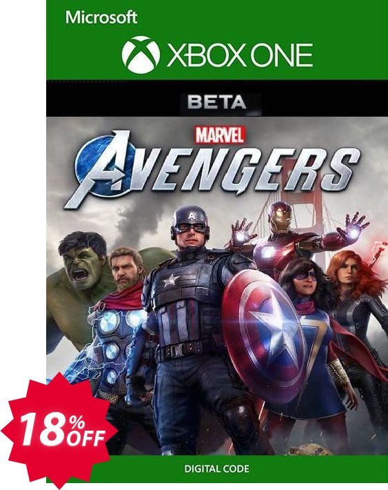 Marvel's Avengers Beta Access Xbox One Coupon code 18% discount 