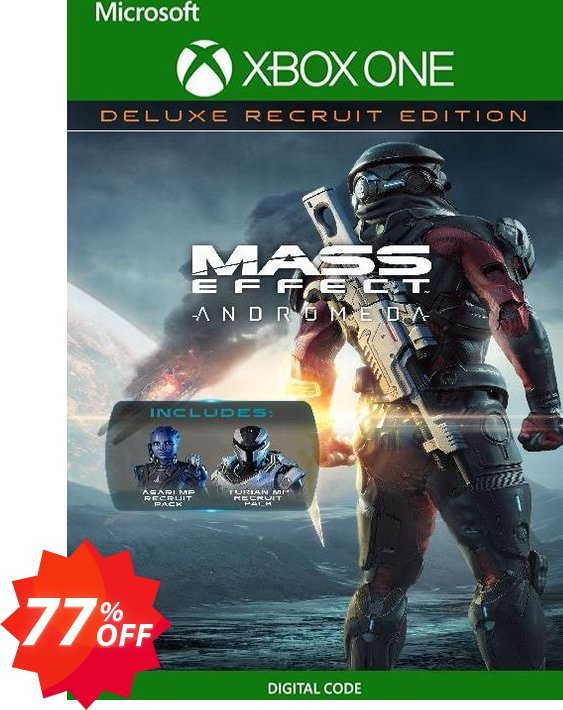Mass Effect:  Andromeda – Deluxe Recruit Edition Xbox One, UK  Coupon code 77% discount 