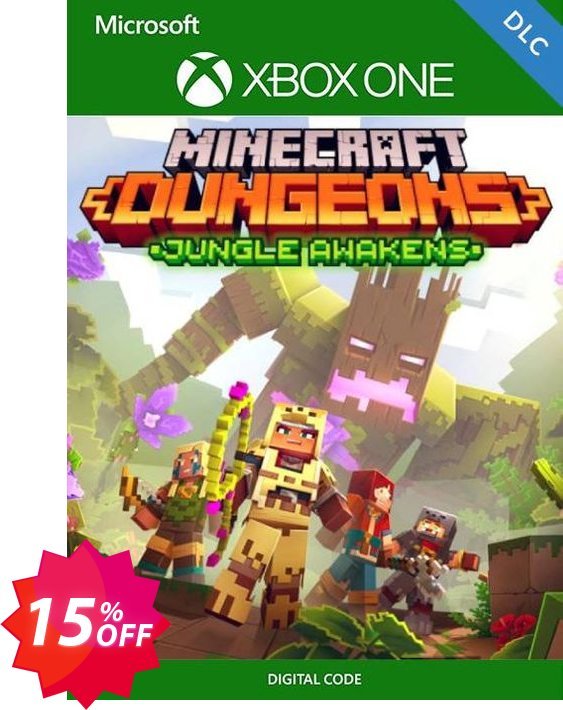 Minecraft Dungeons: Jungle Awakens Xbox One, UK  Coupon code 15% discount 