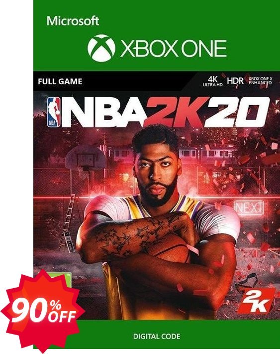 NBA 2K20 Xbox One, EU  Coupon code 90% discount 