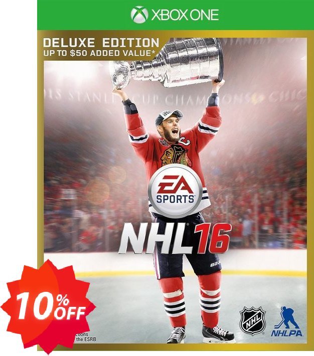 NHL 16 Deluxe Edition - Xbox One Coupon code 10% discount 