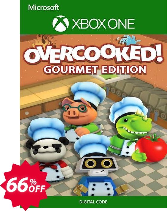 Overcooked: Gourmet Edition Xbox One, UK  Coupon code 66% discount 