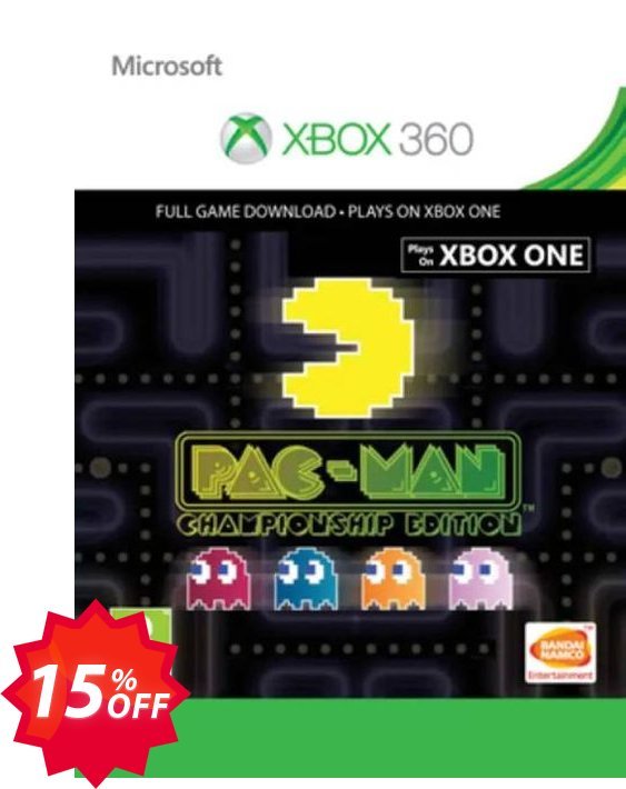 Pac-Man Championship Edition Xbox One/ Xbox 360 Coupon code 15% discount 