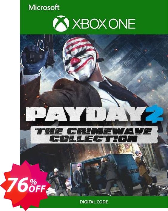 Payday 2 - The Crimewave Collection Xbox One, UK  Coupon code 76% discount 