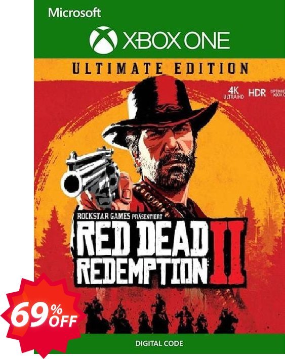 Red Dead Redemption 2 - Ultimate Edition Xbox One, US  Coupon code 69% discount 