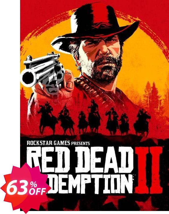 Red Dead Redemption 2 Xbox One, WW  Coupon code 63% discount 