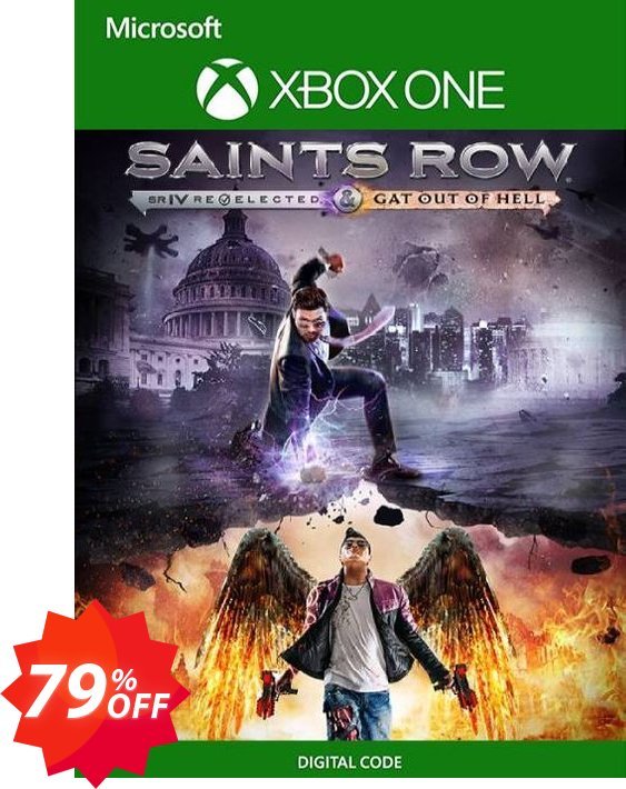 Saints Row IV: Re-Elected and Gat out of Hell Xbox one, UK  Coupon code 79% discount 