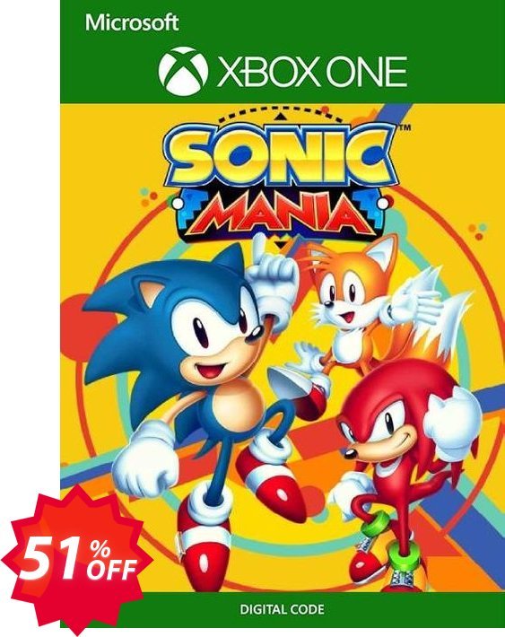Sonic Mania Xbox One, UK  Coupon code 51% discount 