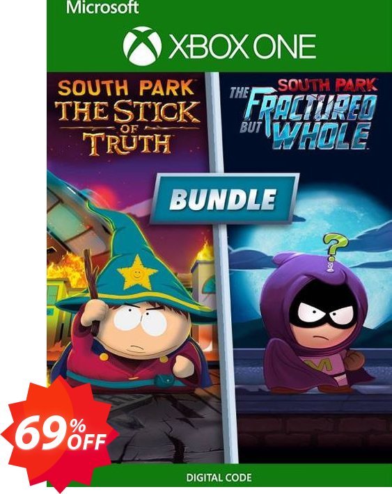 South Park: The Stick of Truth + The Fractured but Whole Bundle Xbox One, UK  Coupon code 69% discount 