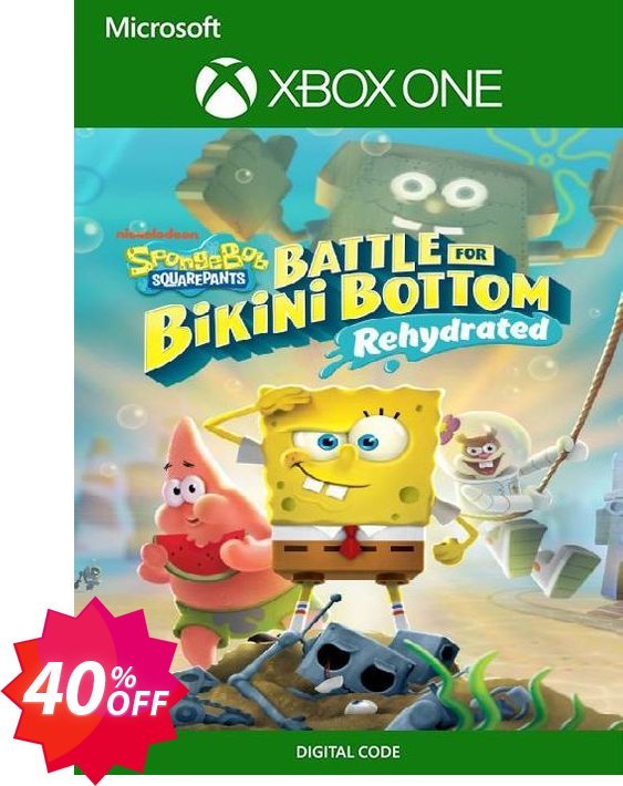 SpongeBob SquarePants: Battle for Bikini Bottom - Rehydrated Xbox One, UK  Coupon code 40% discount 