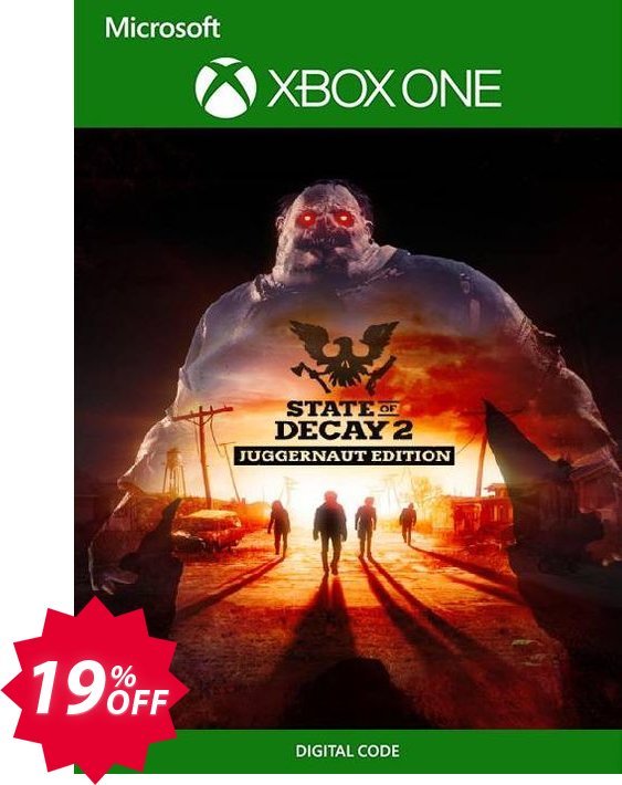 State of Decay 2 - Juggernaut Edition Xbox One Coupon code 19% discount 