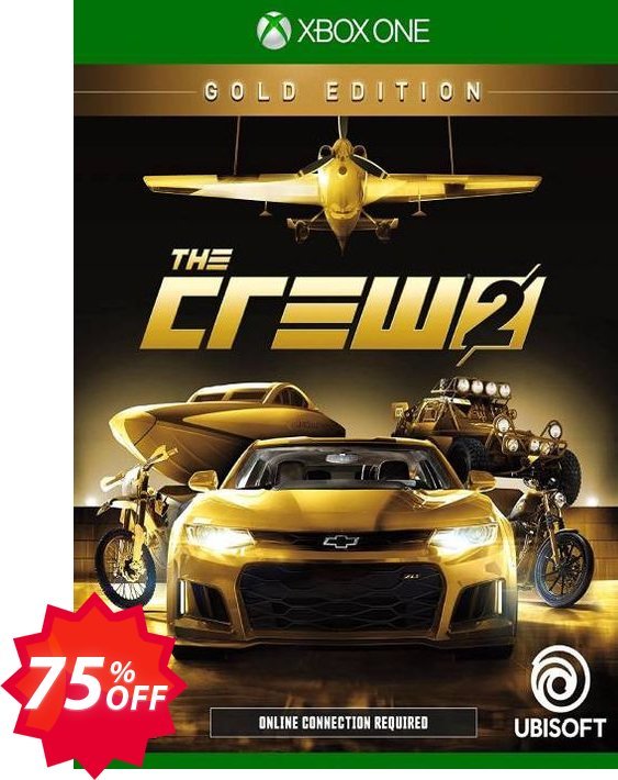 The Crew 2 Gold Edition Xbox One, UK  Coupon code 75% discount 