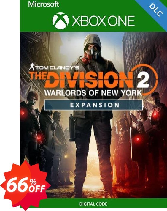 The Division 2 - Warlords of New York - Expansion Xbox One, UK  Coupon code 66% discount 