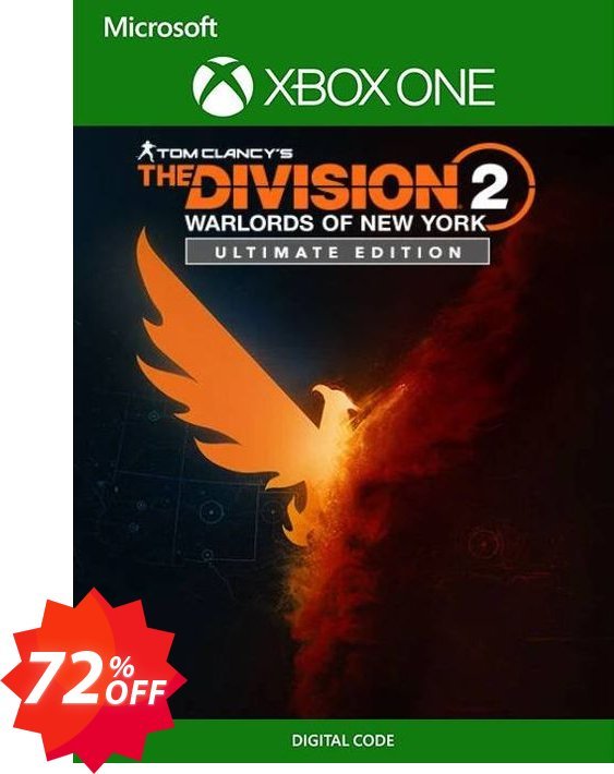 The Division 2 - Warlords of New York - Ultimate Edition Xbox One, UK  Coupon code 72% discount 