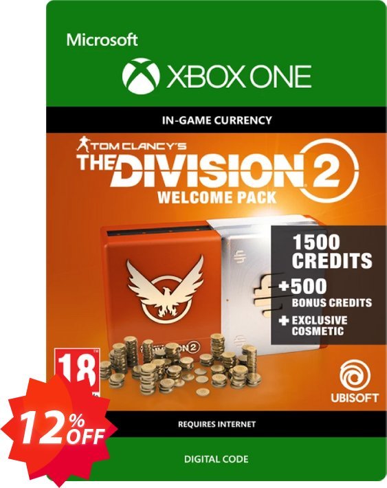 Tom Clancy's The Division 2 Welcome Pack Xbox One Coupon code 12% discount 
