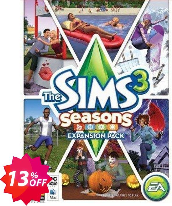 The Sims 3: Seasons Expansion Pack PC Coupon code 13% discount 