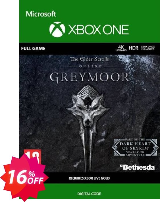 The Elder Scrolls Online: Greymoor Xbox One Coupon code 16% discount 