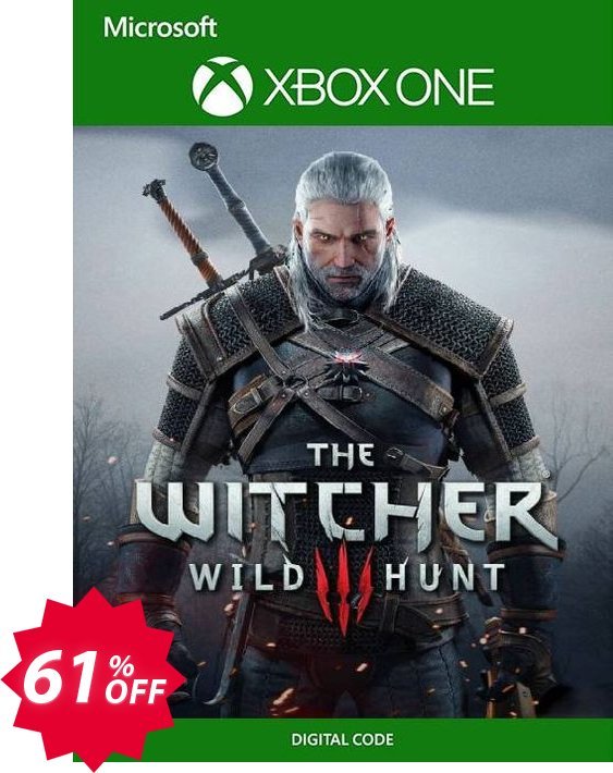 The Witcher 3: Wild Hunt Xbox One, WW  Coupon code 61% discount 