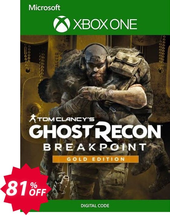 Tom Clancy's Ghost Recon Breakpoint -  Gold Edition Xbox One, UK  Coupon code 81% discount 