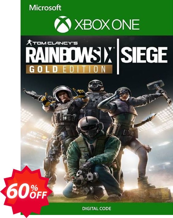 Tom Clancy's Rainbow Six Siege - Gold Edition Xbox One, UK  Coupon code 60% discount 