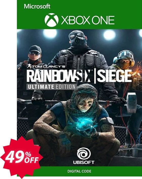 Tom Clancy's Rainbow Six Siege - Ultimate Edition Xbox One, UK  Coupon code 49% discount 