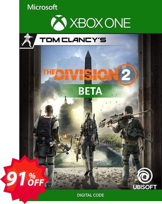 Tom Clancys The Division 2 Xbox One Beta Coupon code 91% discount 
