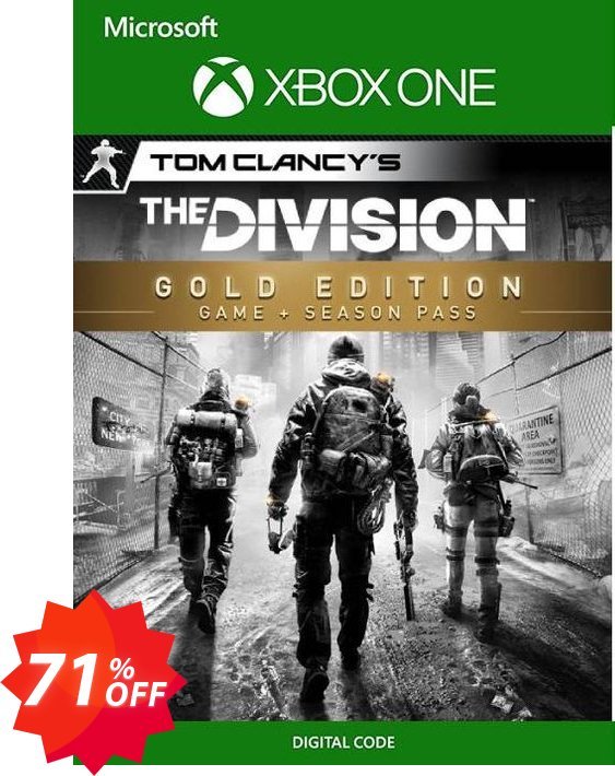 Tom Clancy's The Division - Gold Edition Xbox One, UK  Coupon code 71% discount 