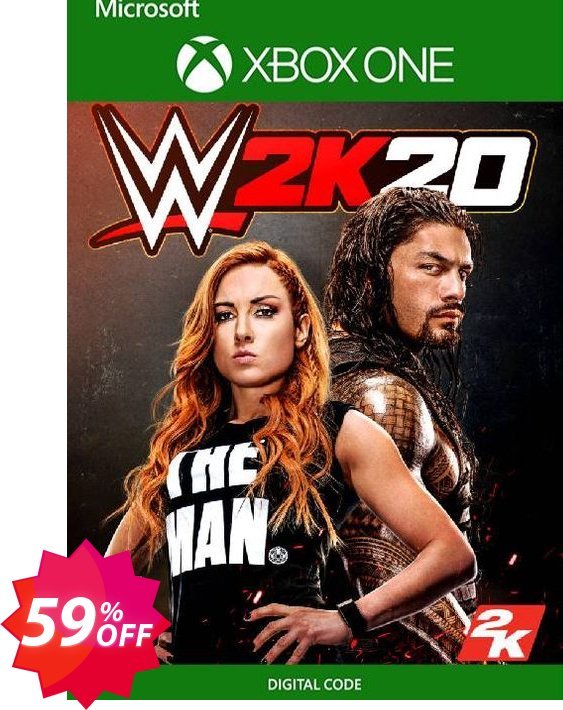 WWE 2K20 Xbox One, UK  Coupon code 59% discount 