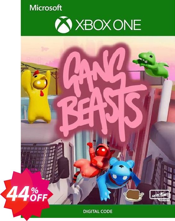 Gang Beasts Xbox One, US  Coupon code 44% discount 