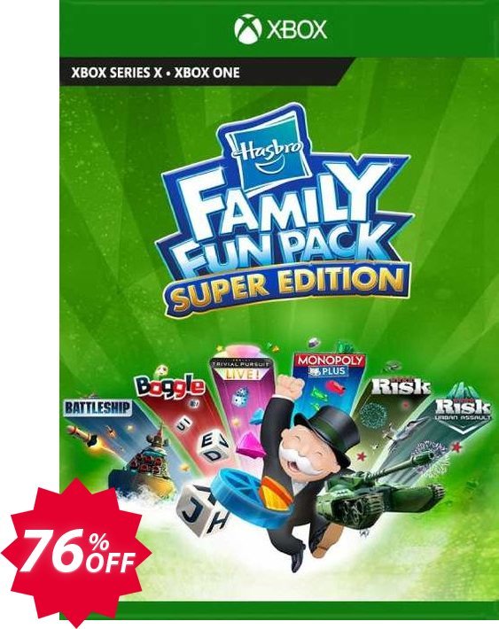 Hasbro Family Fun Pack - Super Edition Xbox One, UK  Coupon code 76% discount 