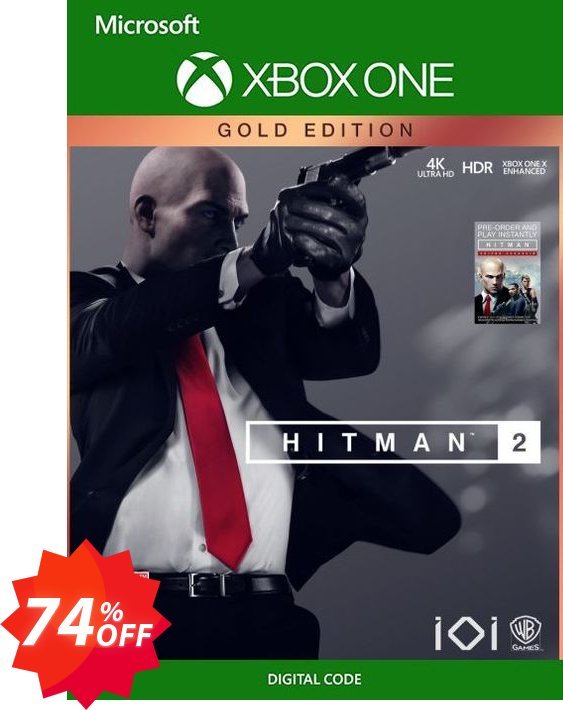 Hitman 2 - Gold Edition Xbox One, Brazil  Coupon code 74% discount 