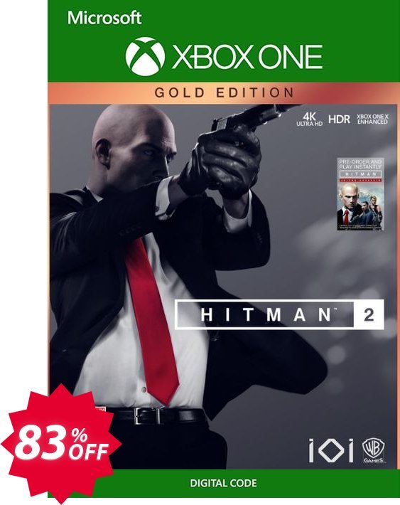 Hitman 2 - Gold Edition Xbox One, UK  Coupon code 83% discount 