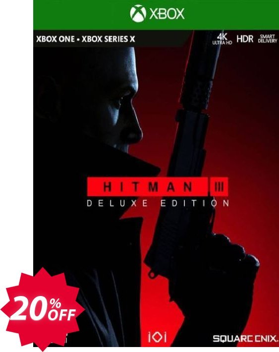 HITMAN 3 Deluxe Edition Xbox One/Xbox Series X|S, EU  Coupon code 20% discount 
