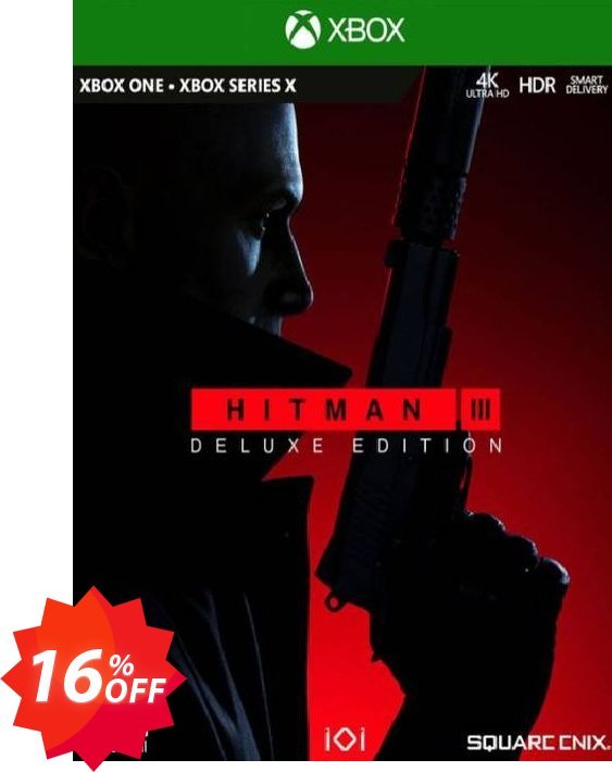 HITMAN 3 Deluxe Edition Xbox One/Xbox Series X|S, UK  Coupon code 16% discount 