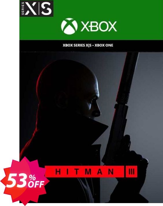 HITMAN 3 Xbox One/Xbox Series X|S, UK  Coupon code 53% discount 