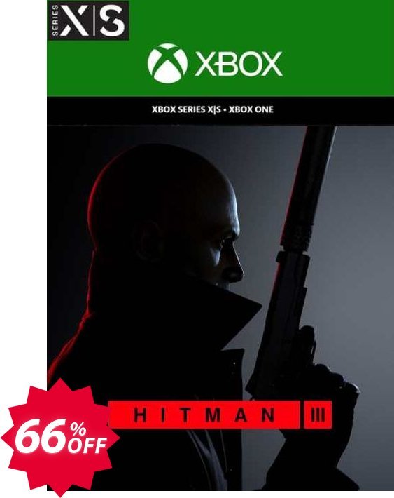 HITMAN 3 Xbox One/Xbox Series X|S, US  Coupon code 66% discount 