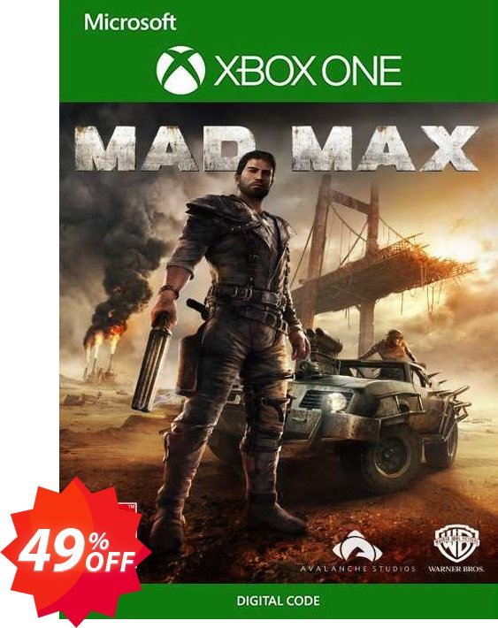 Mad Max Xbox One, US  Coupon code 49% discount 