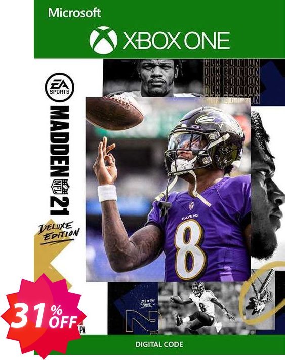 Madden NFL 21: Deluxe Edition Xbox One, EU  Coupon code 31% discount 