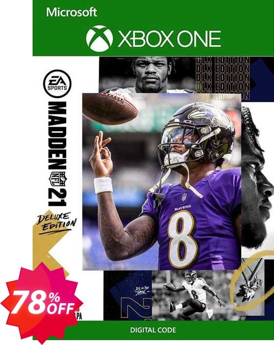 Madden NFL 21: Deluxe Edition Xbox One, US  Coupon code 78% discount 
